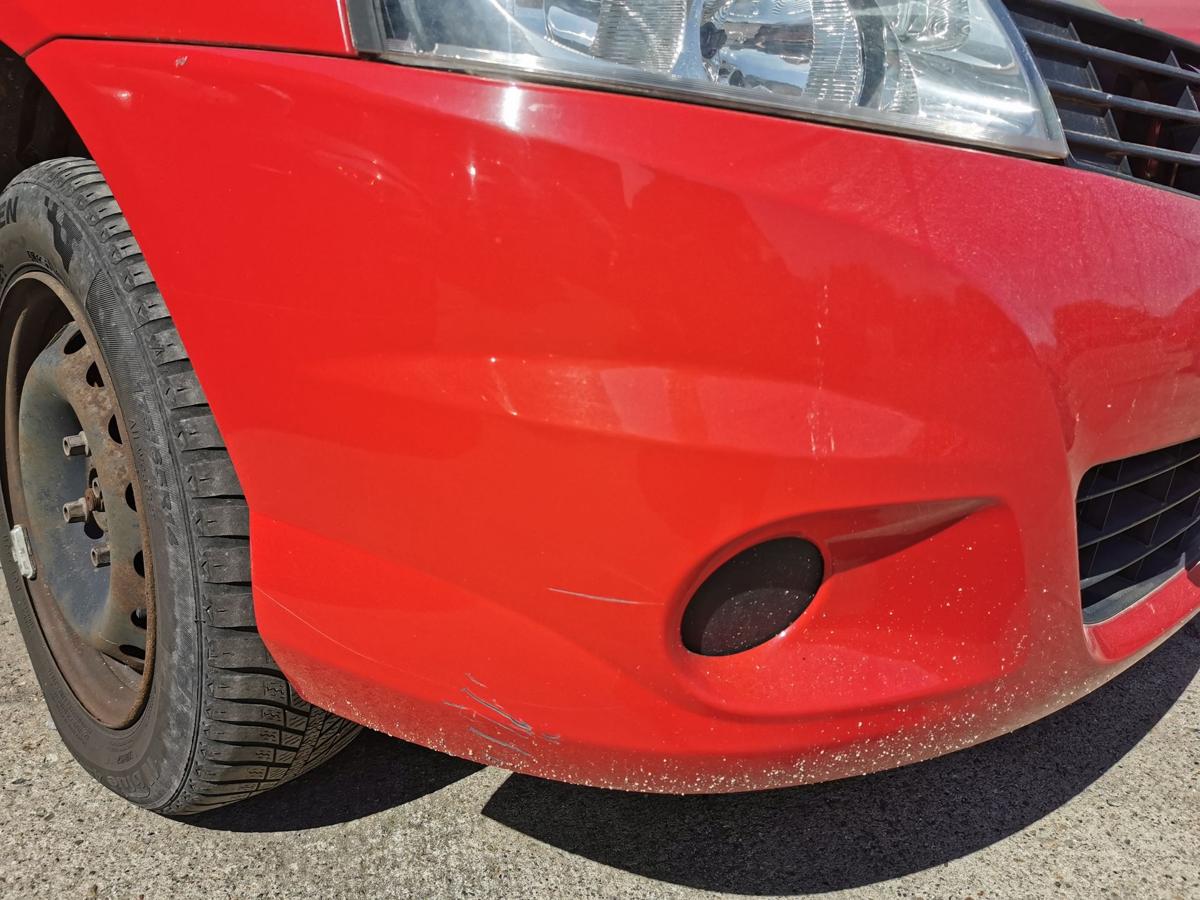 Renault Clio 2 Campus Stossfänger Stossstange Bumper vorn OV727 Red Brisk