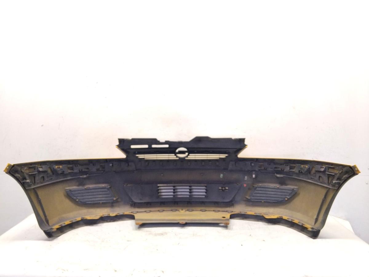Opel Corsa C Facelift original Sto&szlig;stange Sto&szlig;f&auml;nger vorn gelb Z40K Bj.2006