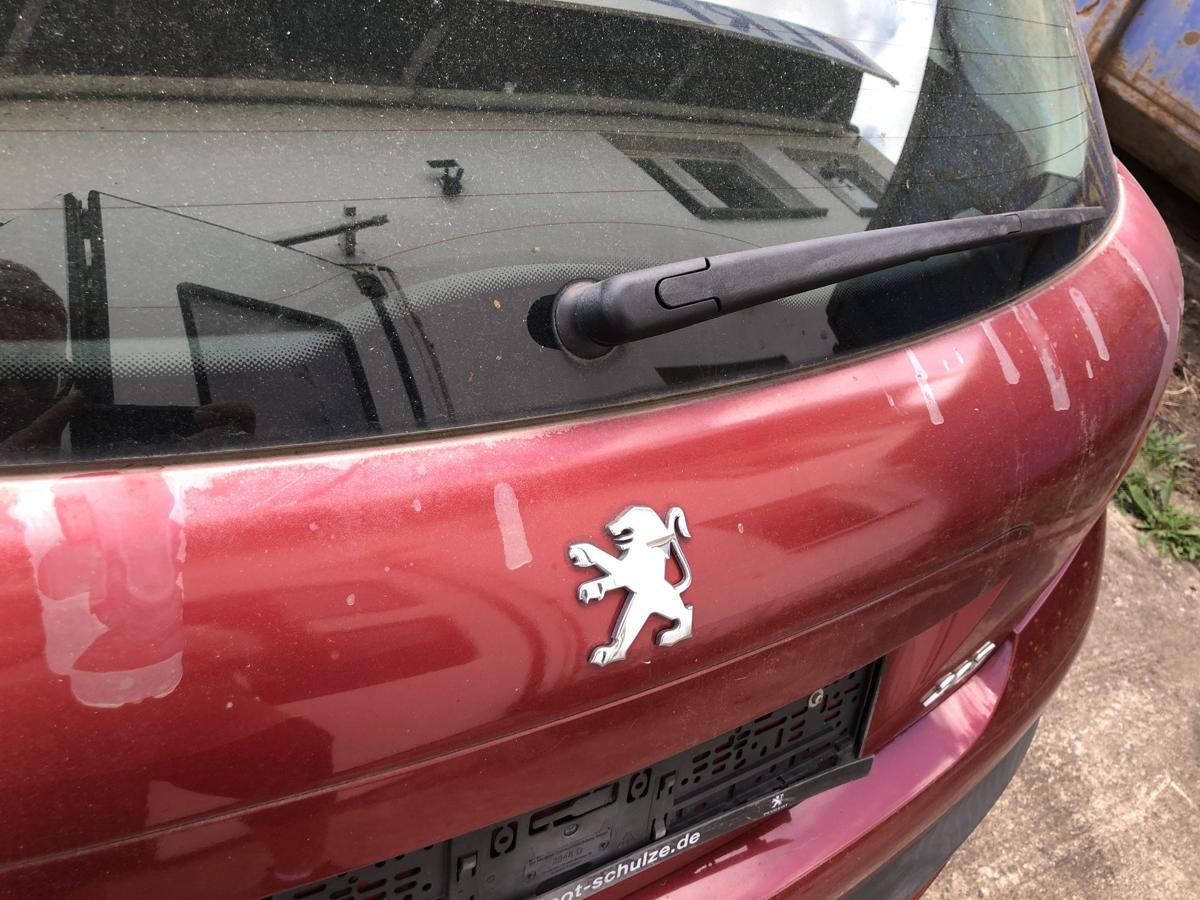Peugeot 207 WA WC Heckklappe Scheibe Kofferklappe 3trg KJC Rouge Erythree Nacre