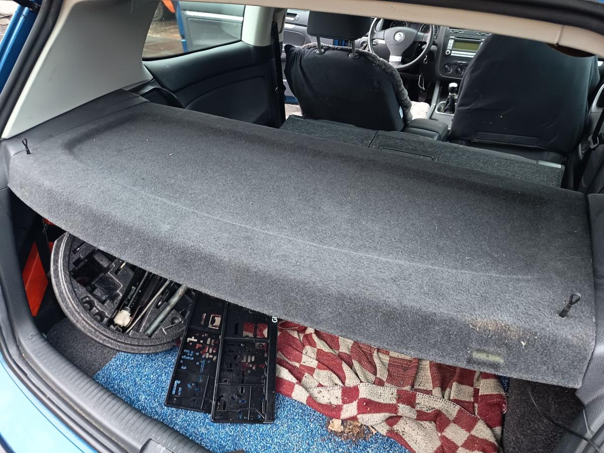 VW Golf V original Hutablage Abdeckung Koffer/Laderaum anthrazit Bj 2007