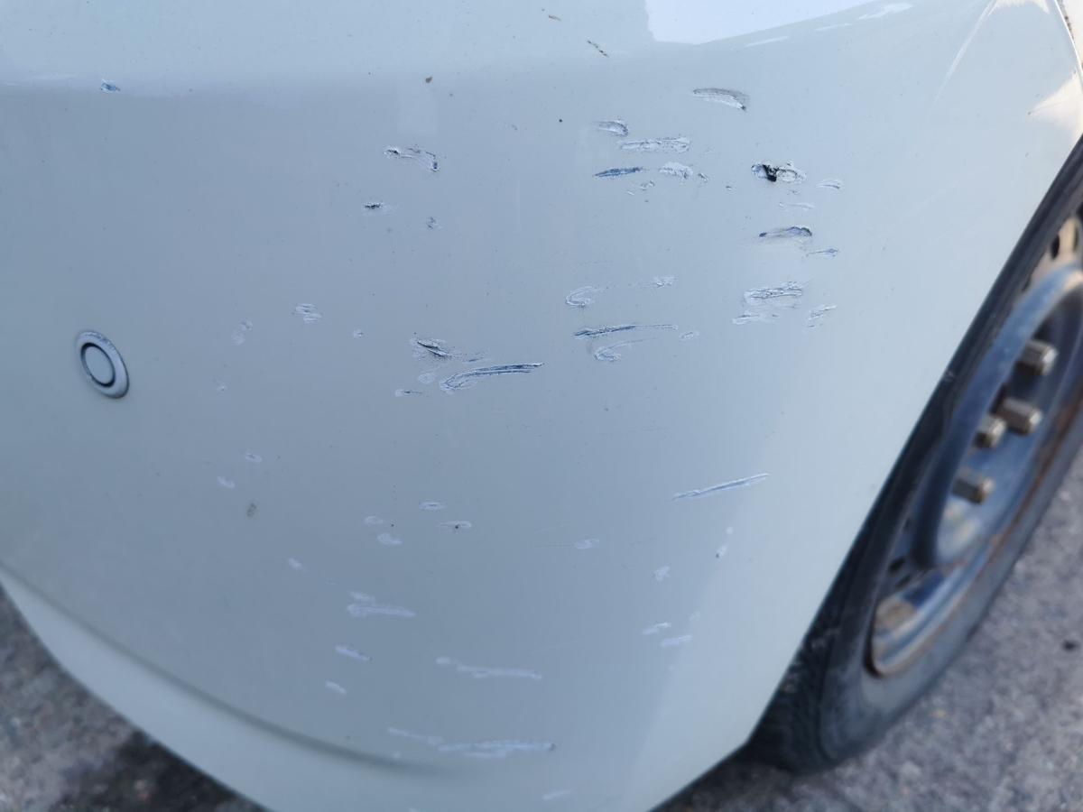Daihatsu Materia M4 Stossstange Stossfängre Bumper hinten W09 White BILDER TEXT