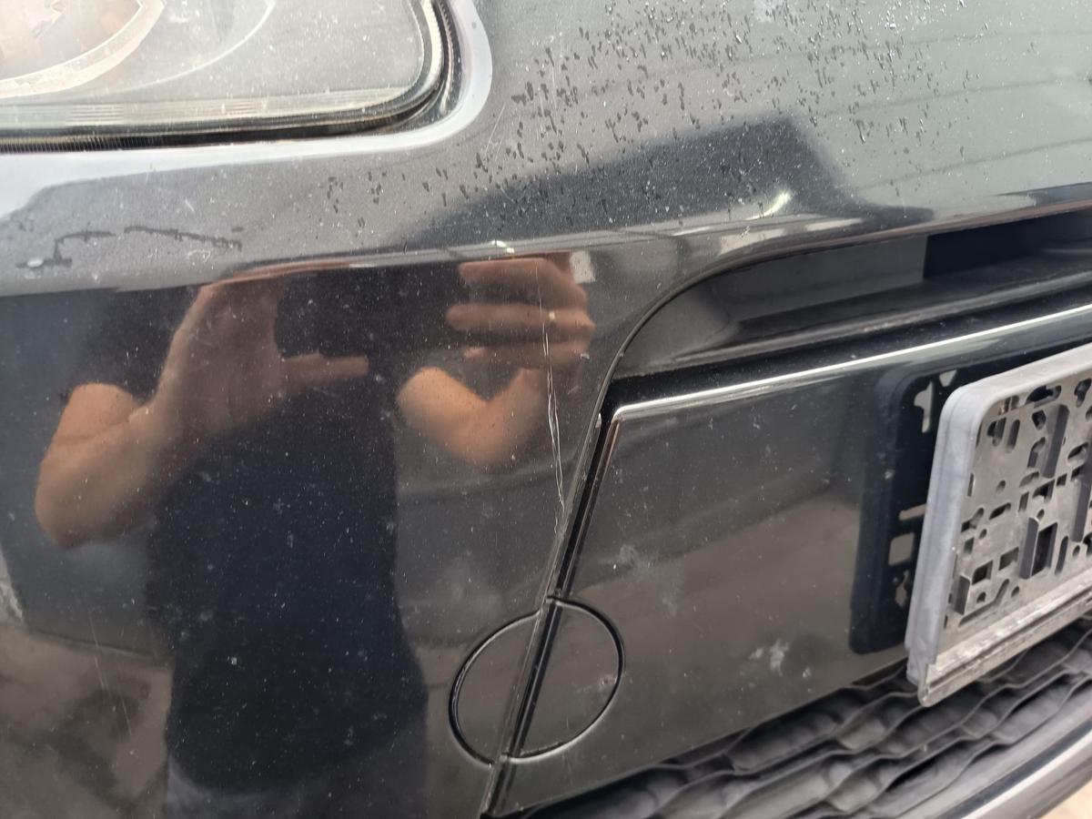 Renault Twingo II original Sto&szlig;stange F&auml;nger vorn Front 676 Perlmuttschwarz