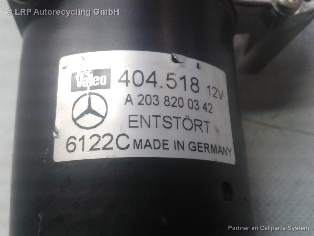 Mercedes C Klasse W203 C180 Wischermotor vorn 2038200342 404518 VALEO BJ2002