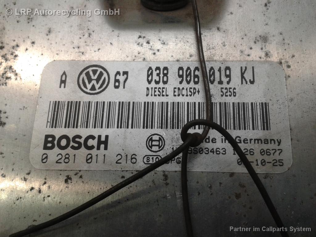 Skoda Octavia Steuergerät Motor 038906019KJ Kombi