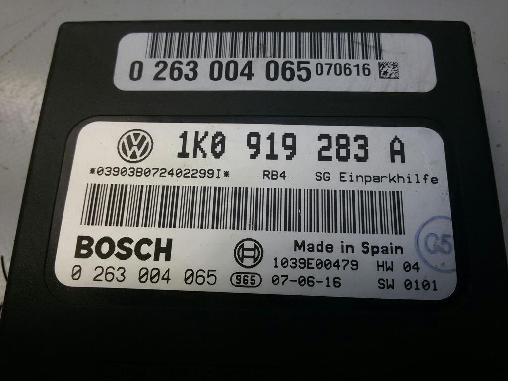 VW Jetta 1K2 BJ2007 Steueregerät Parkhilfe PDC 1K0919283A