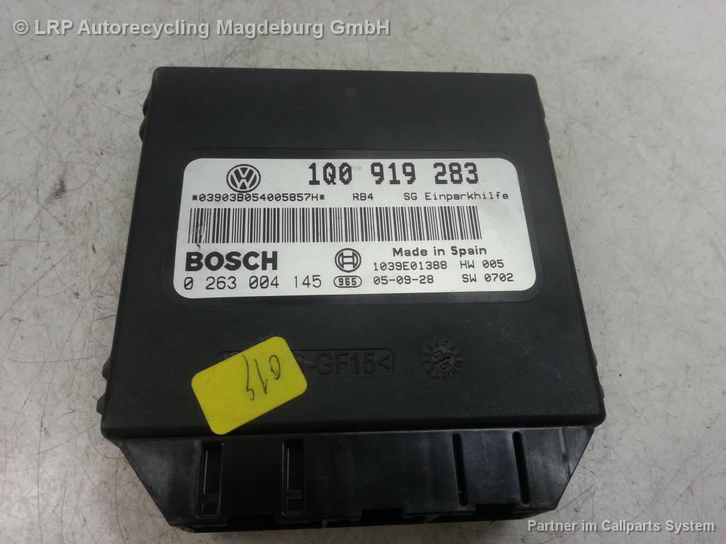VW Eos 1F7 Steuergerät PDC Einparkhilfe 1Q0919283 BOSCH 0263004145