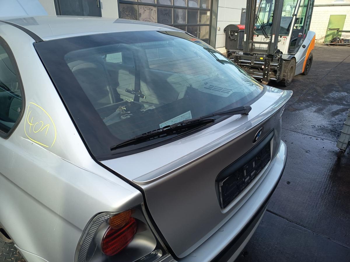 BMW 3er E46 Compact original Heckklappe mit Scheibe 354 Titansilber Bj 2002