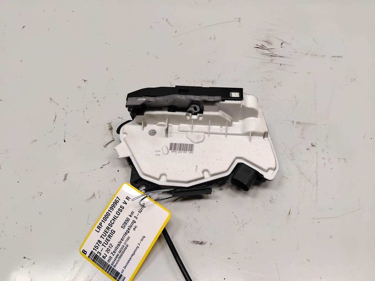 Skoda Citigo original T&uuml;rschloss vorn rechts mit ZV BJ2012 1S1837016B