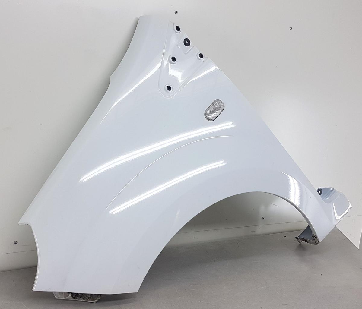 Renault Twingo II Kotflügel links 8200588323 in OV369 ICE WHITE BC Bj2010