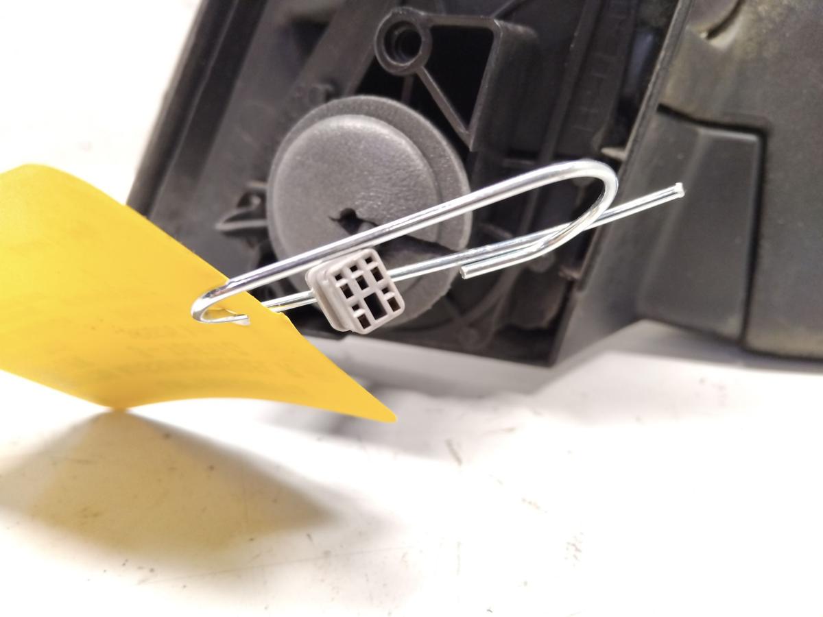 Mitsubishi Colt Z30 Au&szlig;enspiegel rechts U63 Stahlgrau 3t&uuml;rig elek beheizt BJ2005