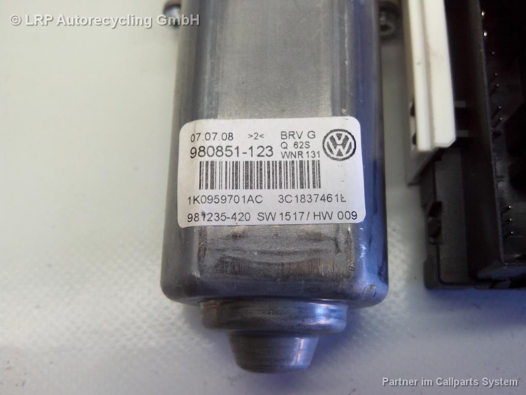 VW Passat 3C BJ2009 Motor Fensterheber vorn links 1K0959701AC Brose