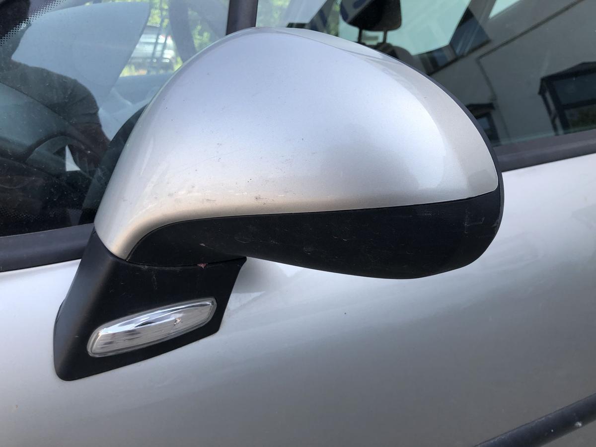 Peugeot 207 SW Typ WE Au&szlig;enspiegel links Spiegel elek ETS Gris Cendre Metallic