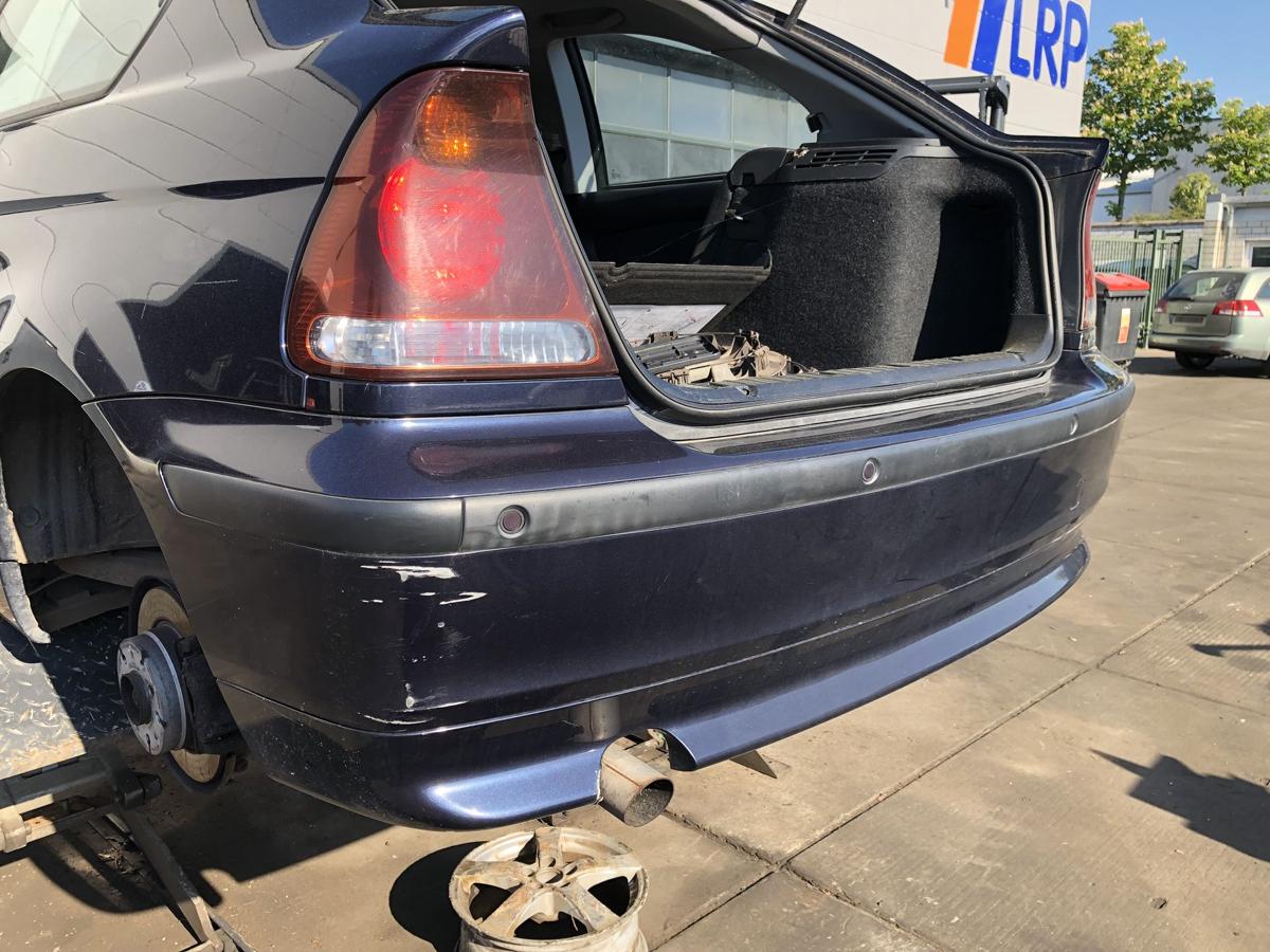 BMW E46 Compact original Stoßstange/Fänger hinten/Heck 317 Orientblau Bj 2004