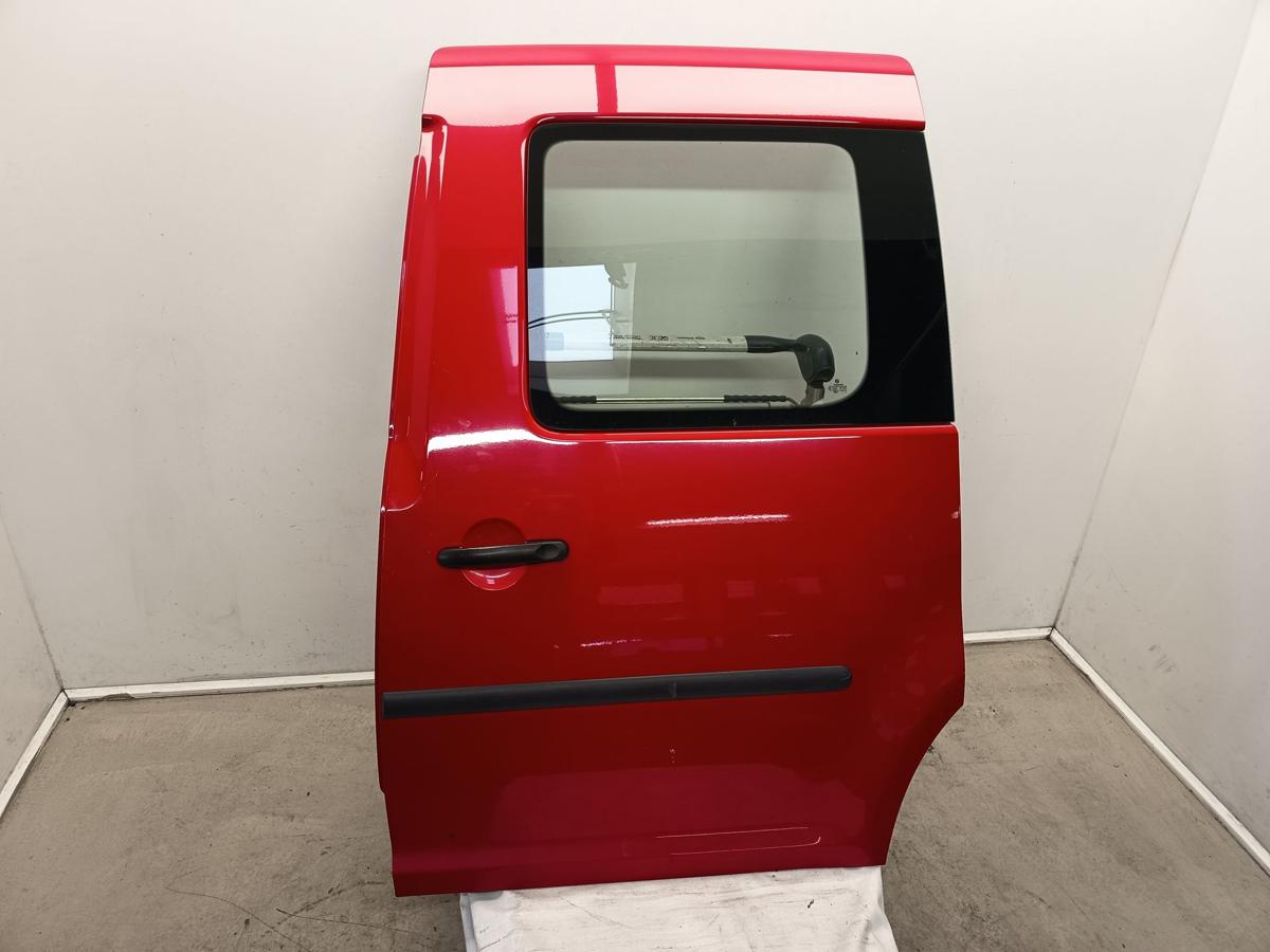 VW Caddy 3 III 2K Life orig Tür hinten links Schiebetür LY3D Rot Bj 2009