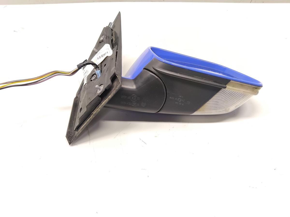 VW Polo 9N3 original Au&szlig;enspiegel rechts summerblue LA5F elektrisch beheizt BJ09