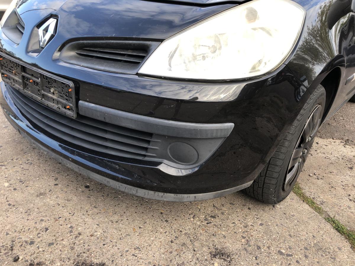 Renault Clio 3 III BR Sto&szlig;f&auml;nger vorn Frontsch&uuml;rze NV676 Noir Nacre 15 Zoll