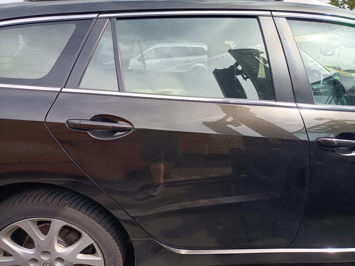 Mazda 6 GH Kombi original T&uuml;r hinten rechts 35N Sparkling Black Baujahr 2008