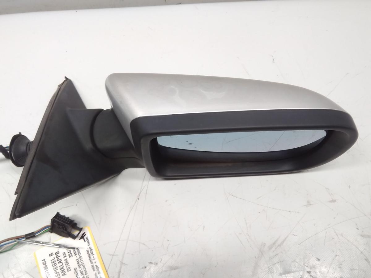 BMW 5er E39 orig.Au&szlig;enspiegel rechts gro&szlig;e Version elek anklappbar 9+2PIN BJ2001