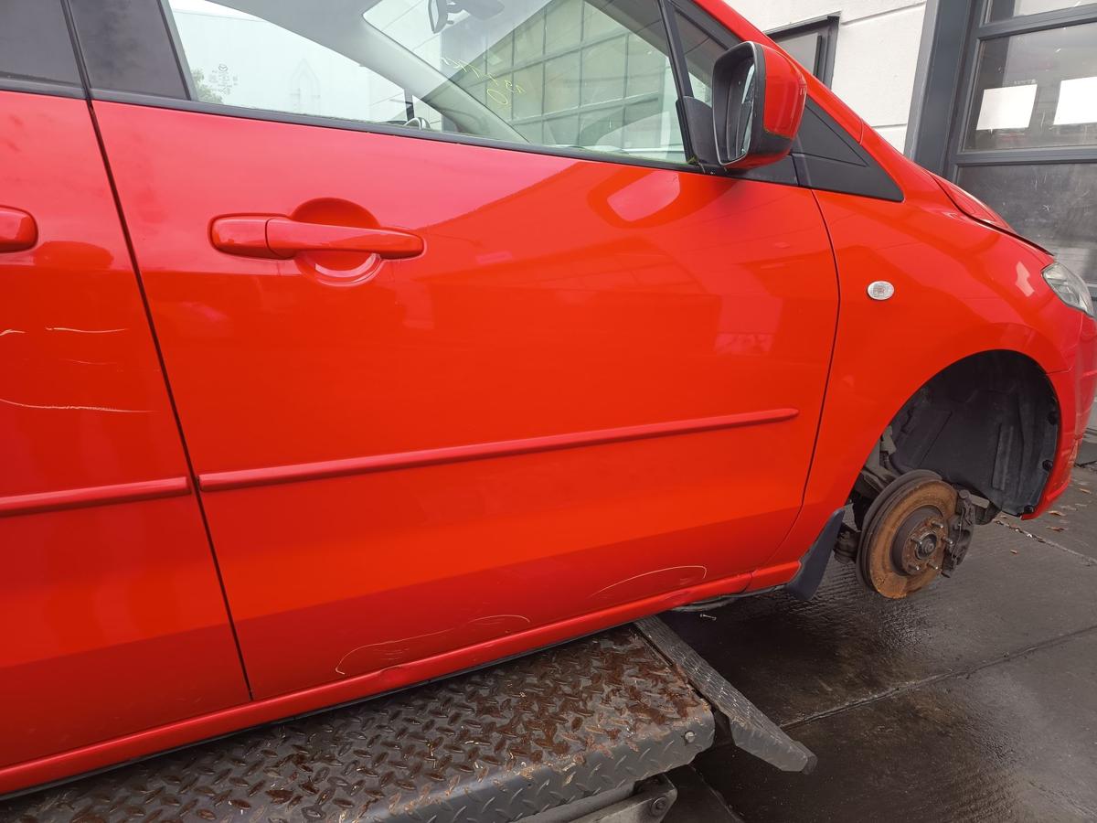 Mazda 5 CR orig Tür vorn rechts Beifahrertür rot Bj 2009