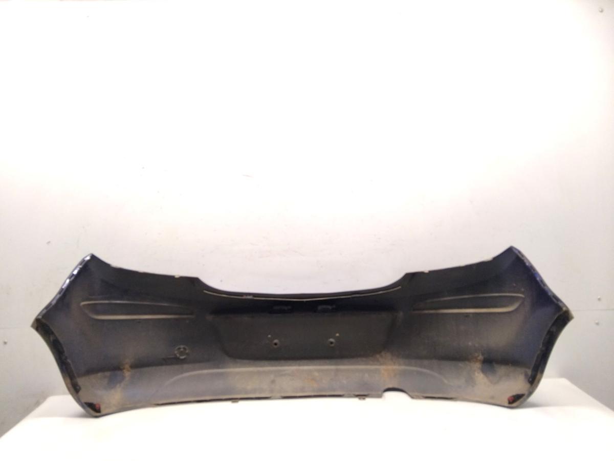 Opel Corsa D 5-T&uuml;rer original Sto&szlig;f&auml;nger Sto&szlig;stange hinten ultrablaumet Bj.2008