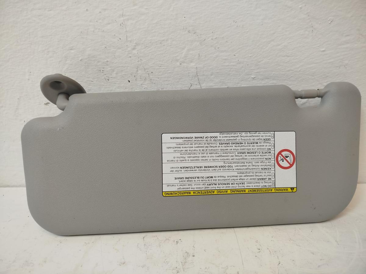 Toyota Yaris XP13 Sonnenblende vorn rechts Beifahrerseite