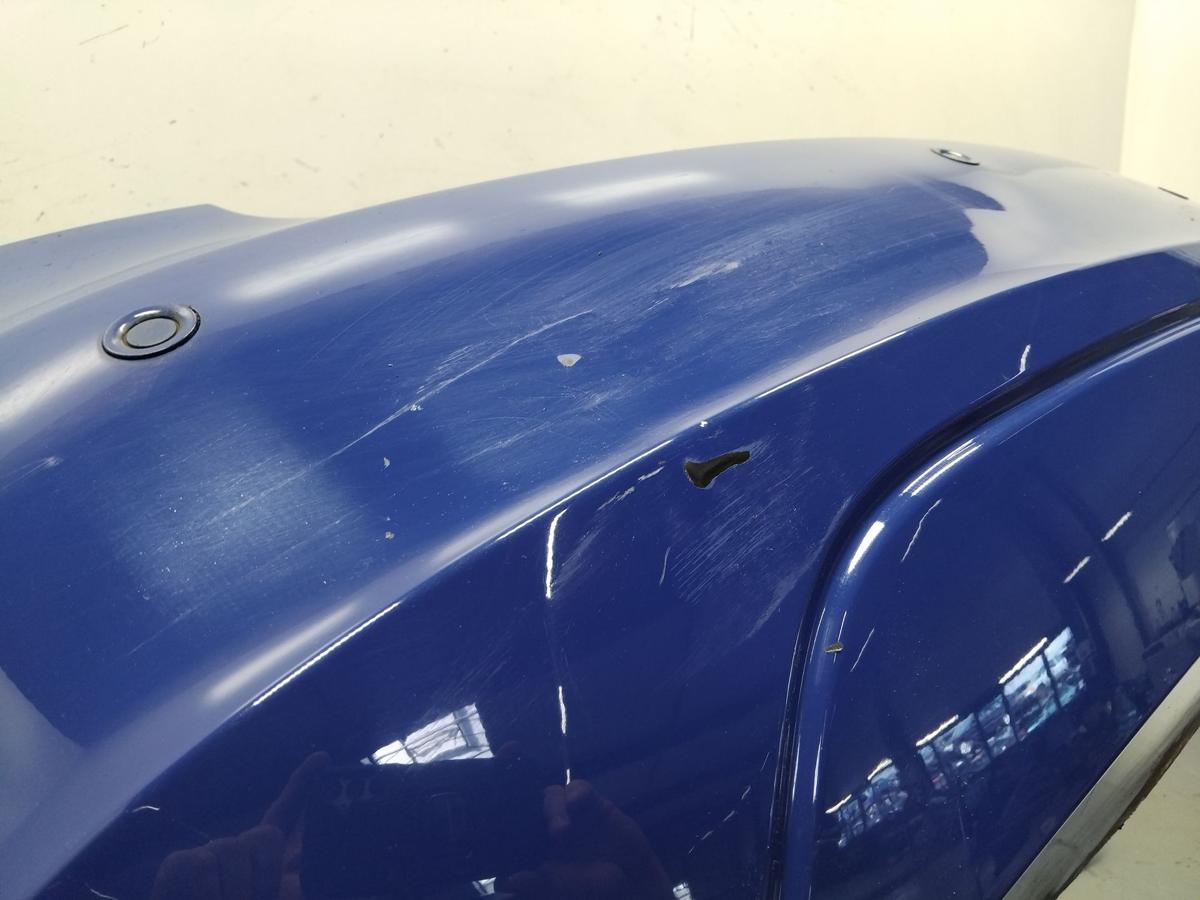 Skoda Fabia 5J Kombi Sto&szlig;f&auml;nger Sto&szlig;stange hinten dunkelblau 4590 PDC BJ2009