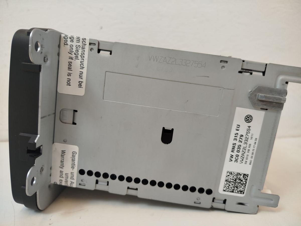 VW Passat 3C B7 Variant Radio Navigationssystem RNS315 kein Code Autoradio OEM