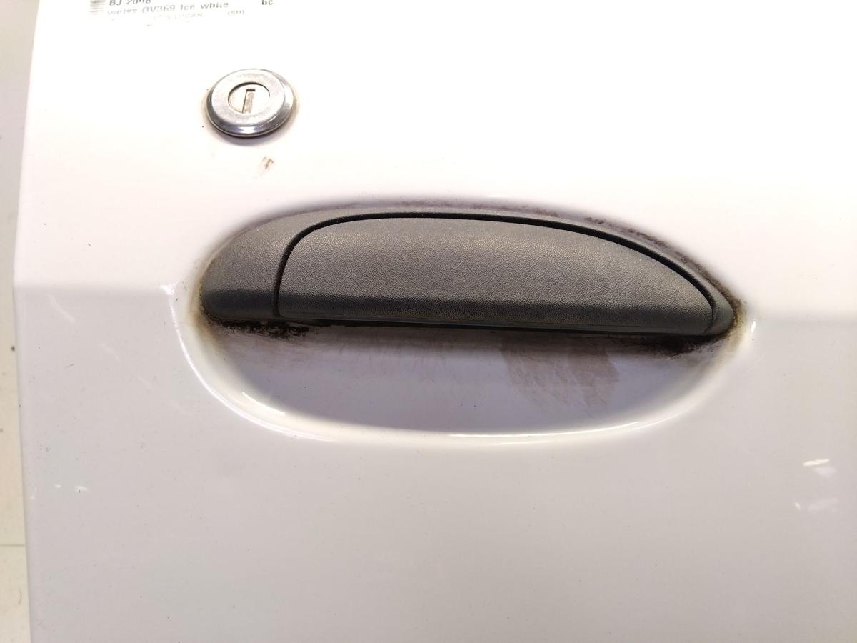 Dacia Logan Kombi Tür vorn rechts Beifahrertür weiss OV369 Ice white bc BJ2008