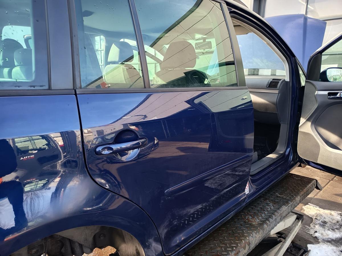 VW Touran 1T original T&uuml;r hinten rechts Fond B5N Indigoblau Bj 2006
