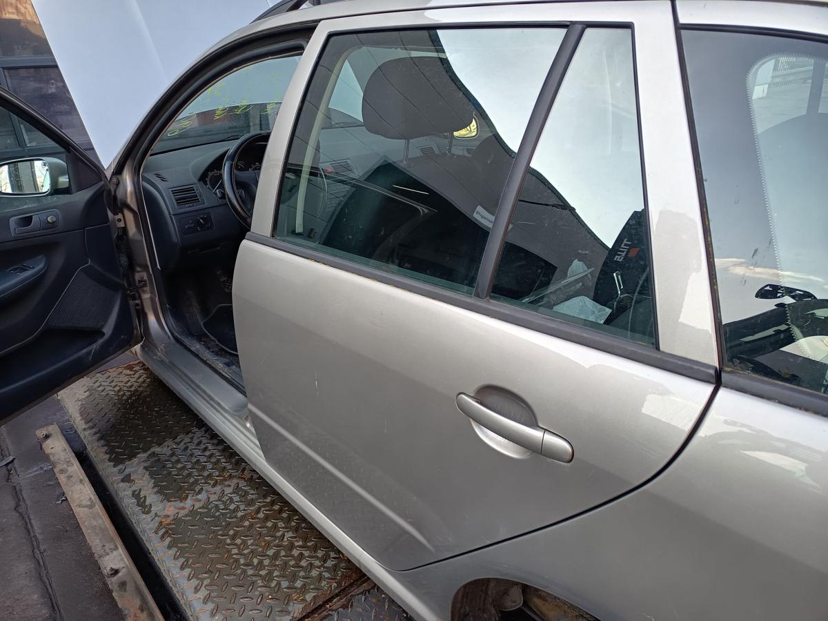 Skoda Fabia 6Y Combi original T&uuml;r hinten links Fond F8H Capuccinobeige Bj 2007