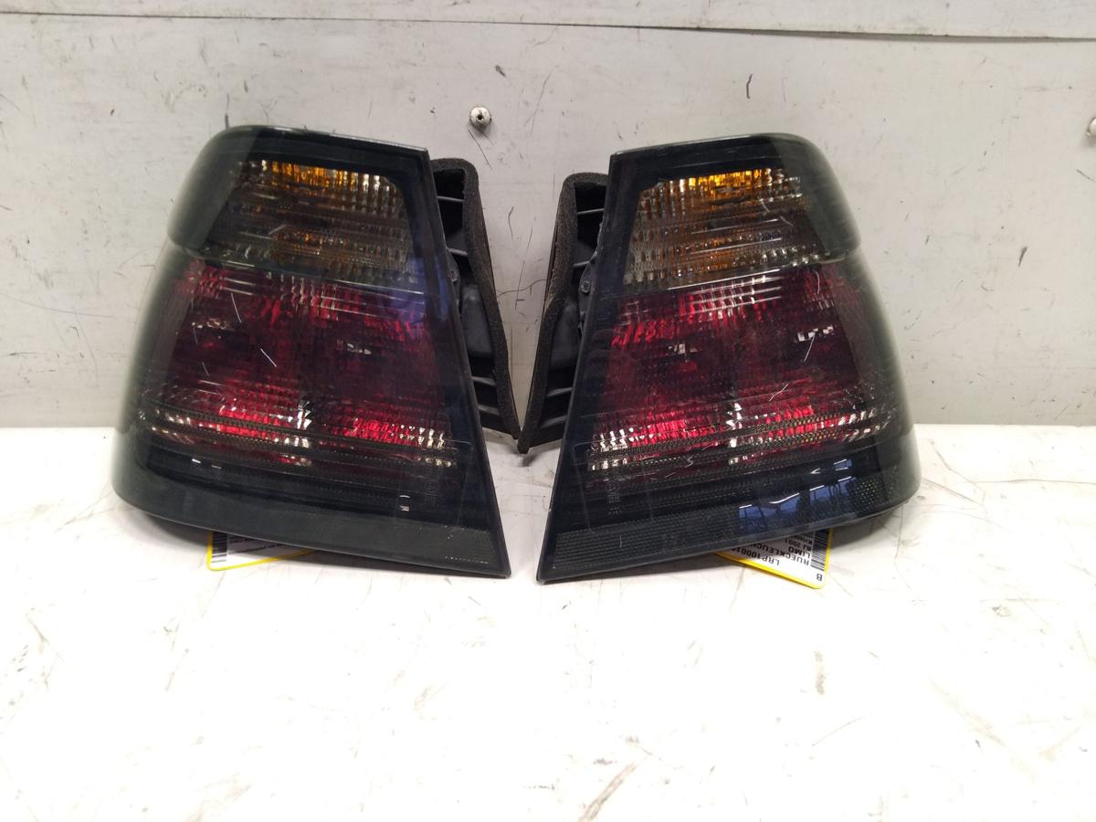 BMW E46 Limo Set Klarglas R&uuml;ckleuchten Kristall Schwarz Smoke Vorfacelift BJ2001