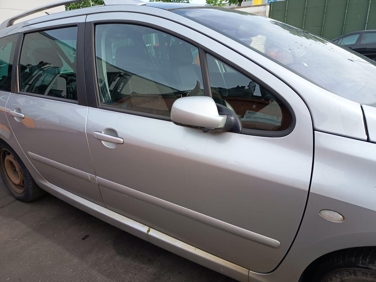 Peugeot 307SW original T&uuml;r vorne rechts EZR Aluminiumgrau Baujahr 2004