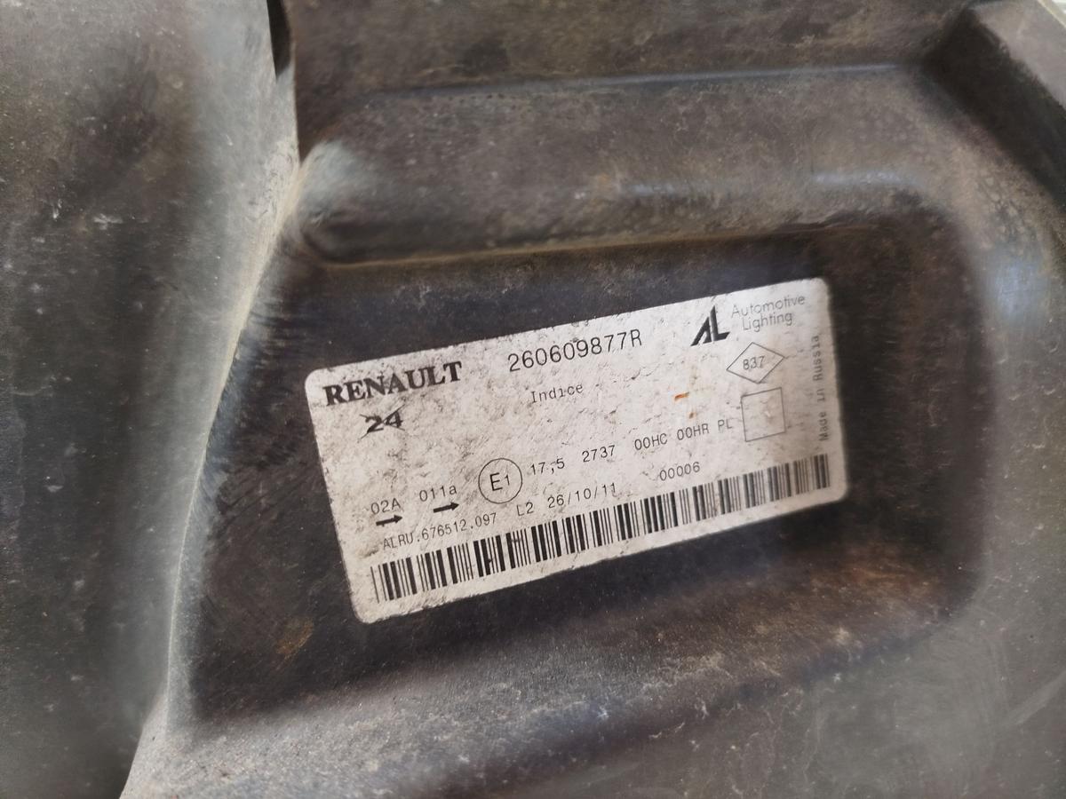 Dacia Duster 1 Typ HS Scheinwerfer links Frontscheinwerfer schwarze Version OEM