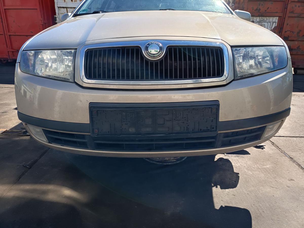 Skoda Fabia 6Y original Sto&szlig;stange vorne 9201 Sahara Beige Metallic Bj 2004