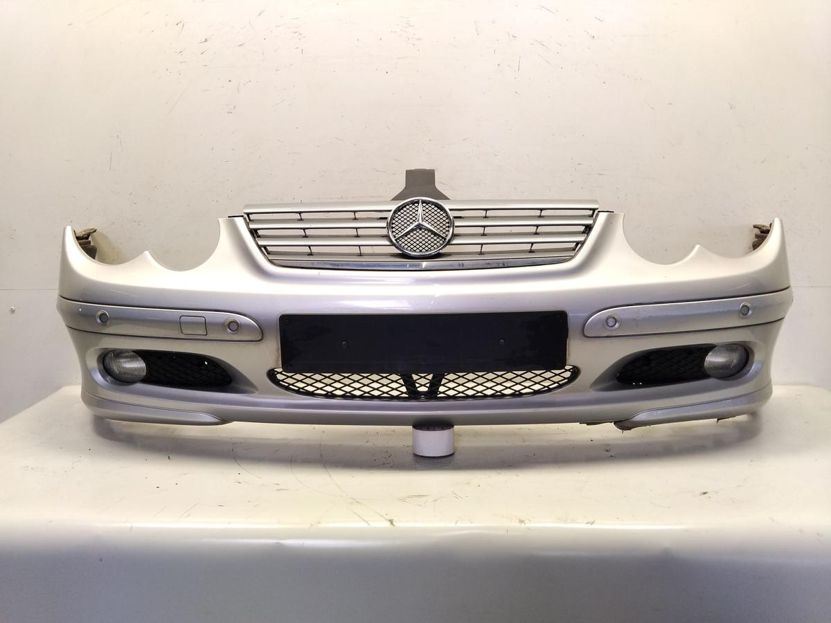 Mercedes C203 Sportcoupe original Sto&szlig;f&auml;nger vorn brillantsilber Bj.2001
