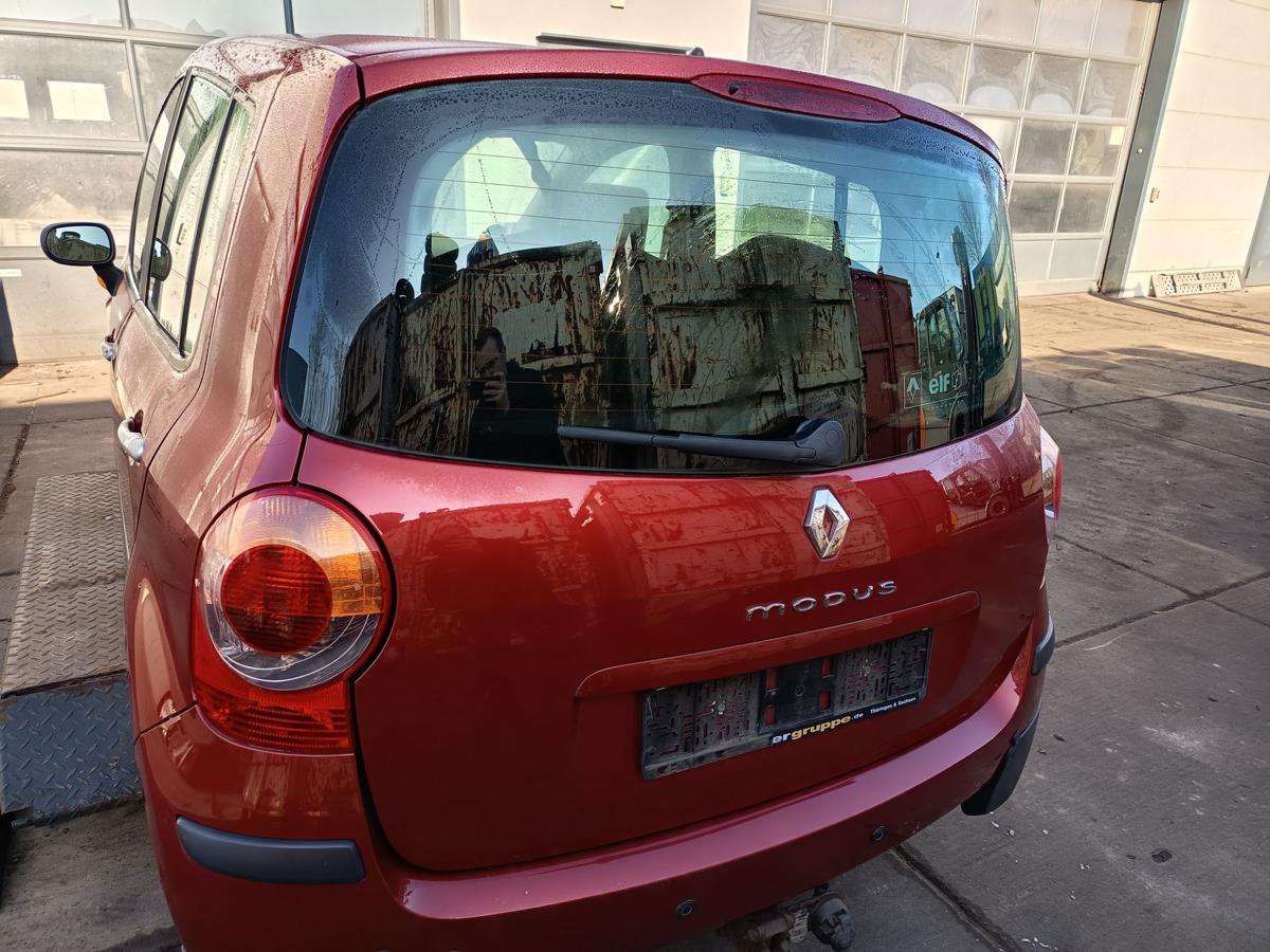 Renault Modus original Heckklappe mit Scheibe TEB76 Red of Fire Baujahr 2005