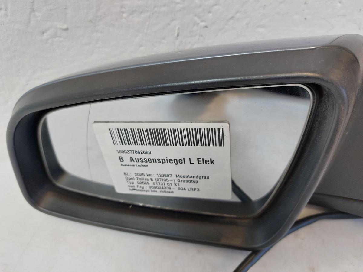 Opel Zafira B Außenspiegel links elektrisch Seitenspiegel 3KU Moonland Metallic