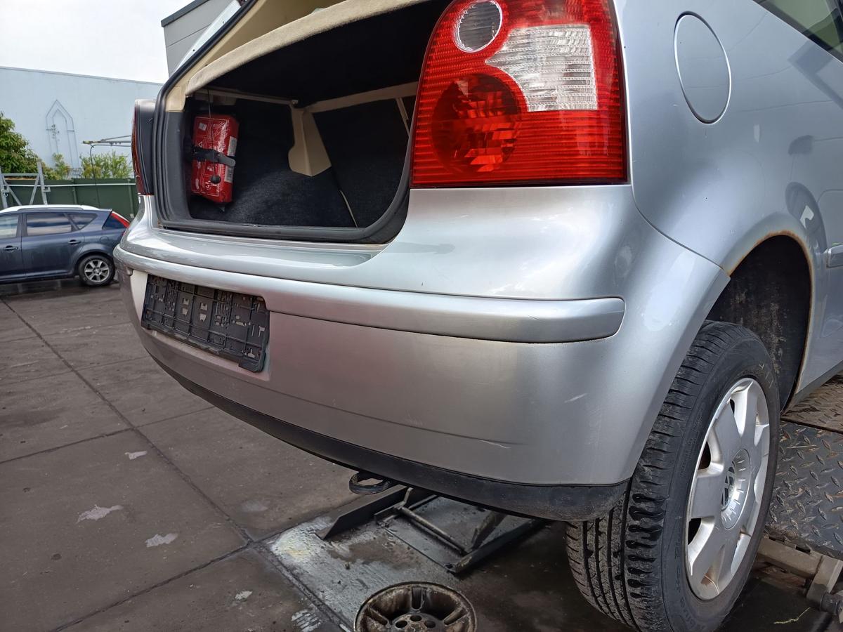 VW Polo 9N1 original Sto&szlig;stange F&auml;nger hinten Heck A7W Reflexsilber Bj 2003