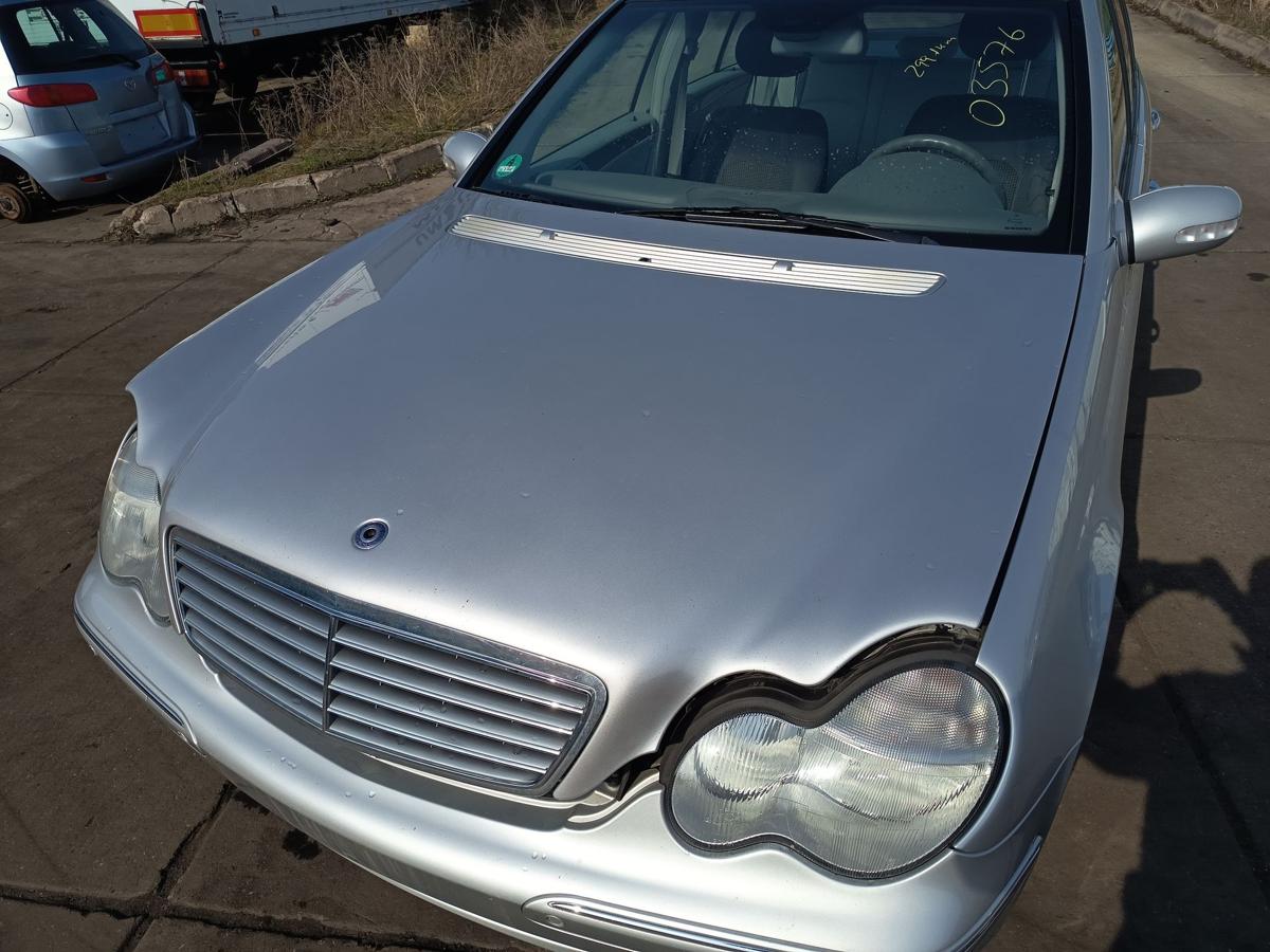 Mercedes S/W203 original Motorhaube Klappe vorn Front 744 Brillantsilber Bj 2002