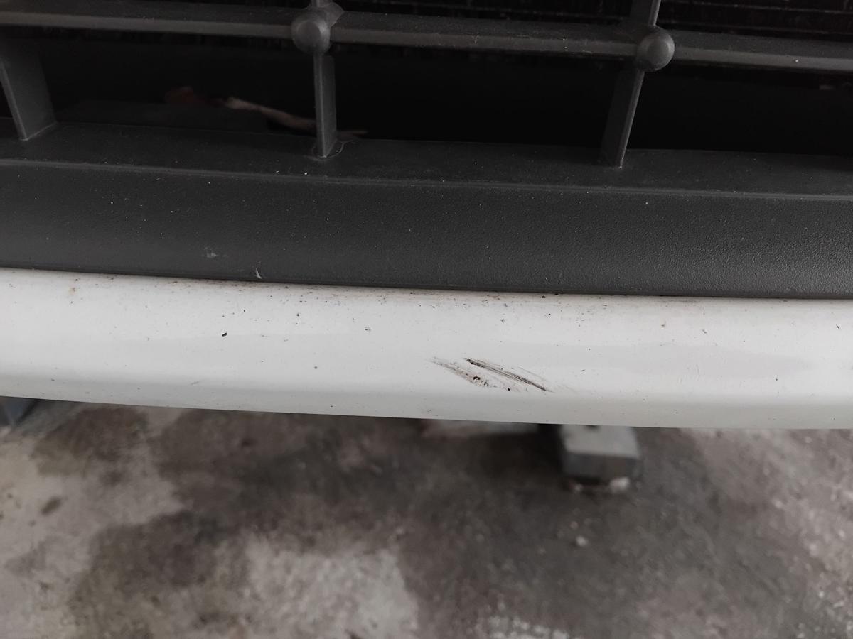 Ford Fiesta JA8 original Stossfänger Stoßstange vorn frostweiß BJ2009
