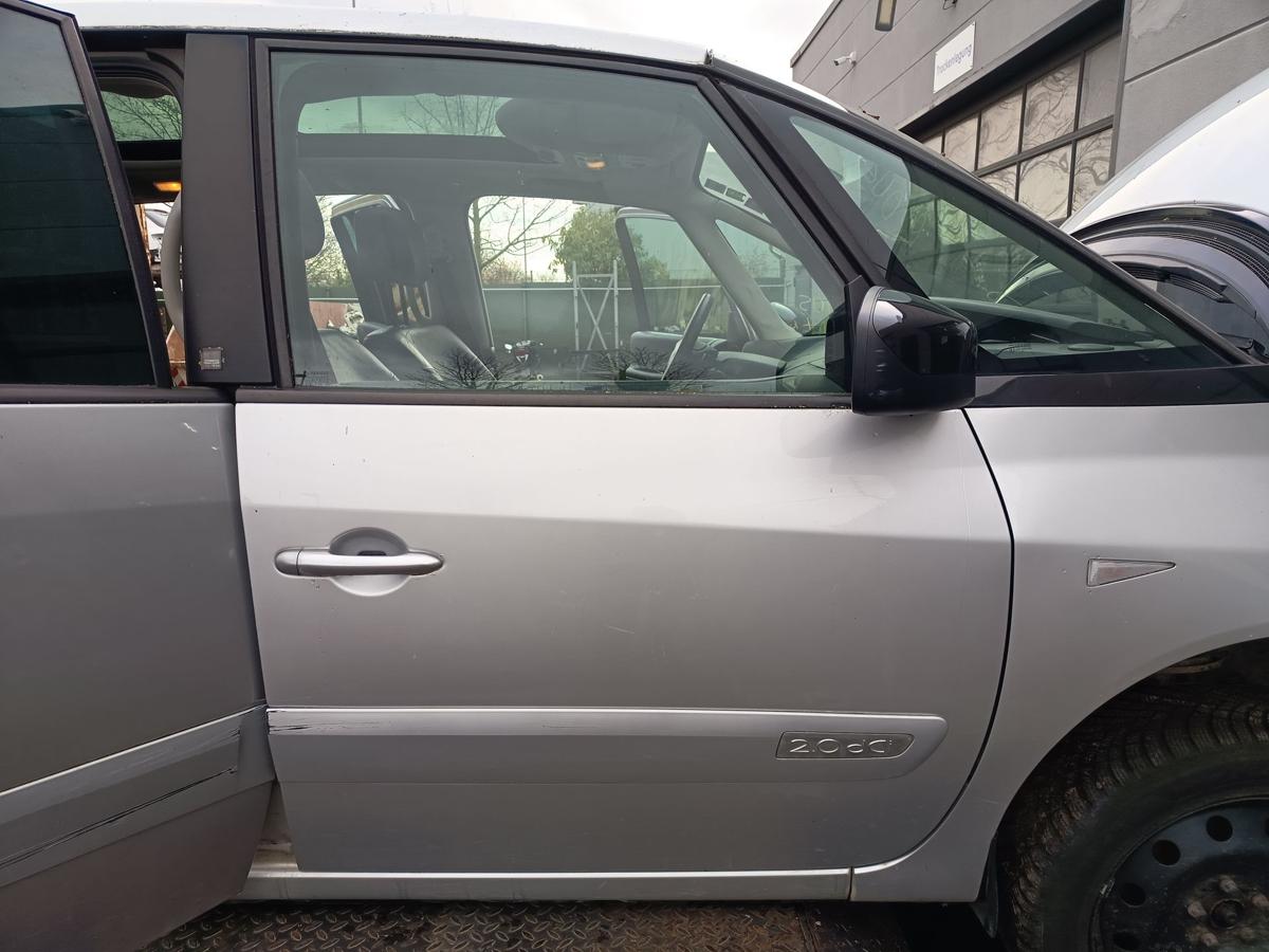 Renault Espace IV 4 orig Tür vorn rechts TED 69 Silber Bj 2010