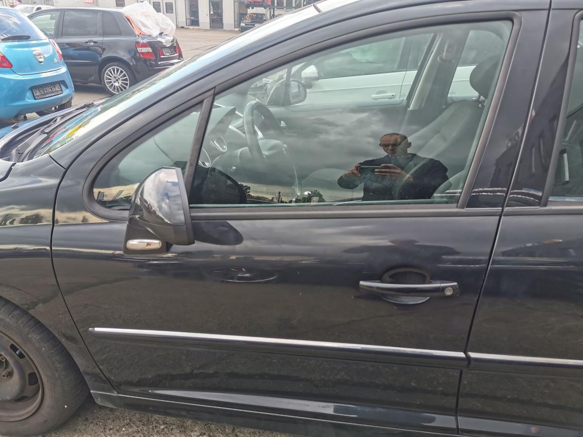 Peugeot 207SW Fahrertür Tür Autotür vorn links Rohbau EXL Obsidianschwarz TEXT