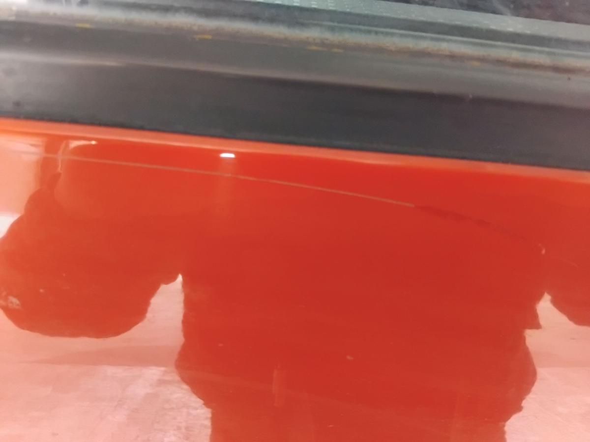 Mitsubishi Colt Z30 Facelift Tür vorn rechts Beifahrertür 3türig BJ2009 P04 Amazonrot