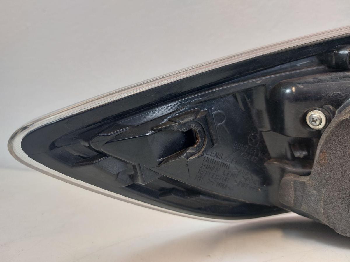 Mazda 3 BL R&uuml;ckleuchte rechts au&szlig;en Ecke Facelift 5-t&uuml;rer Fliessheck ab 2011