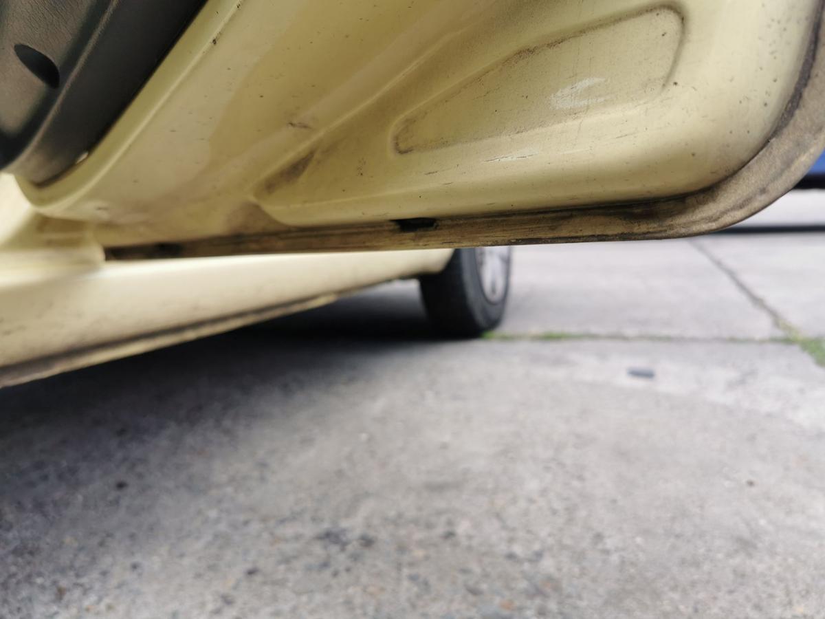 Fiat Panda 169 Tür Autotür Rohbau Fondtür hinten rechts 541 Giallo Ottimistagelb