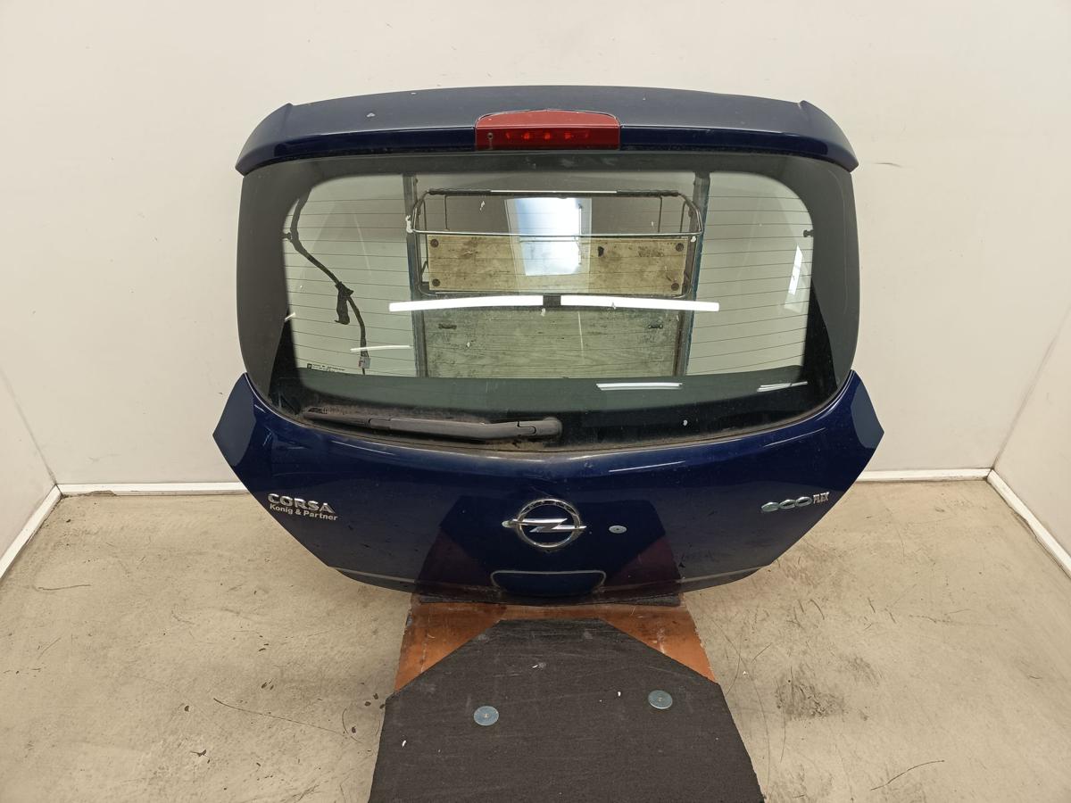 Opel Corsa D original Heckklappe mit Scheibe hinten Fond Z20Z Royalblau Bj 2011