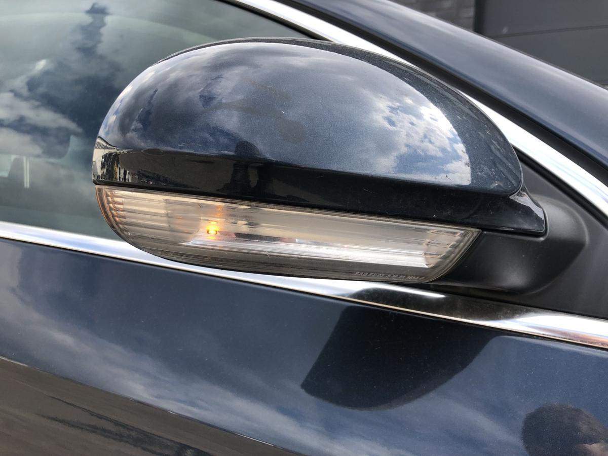 VW Passat 3C B6 Au&szlig;enspiegel rechts R&uuml;ckspiegel Spiegel elek LC5F Blue Graphit