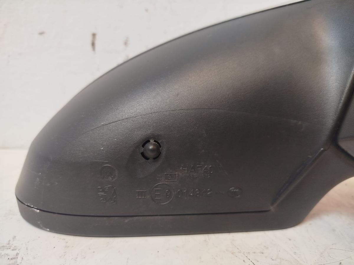 Peugeot 207 SW WE Au&szlig;enspiegel rechts R&uuml;ckspiegel elektrisch ETS Aschgrau