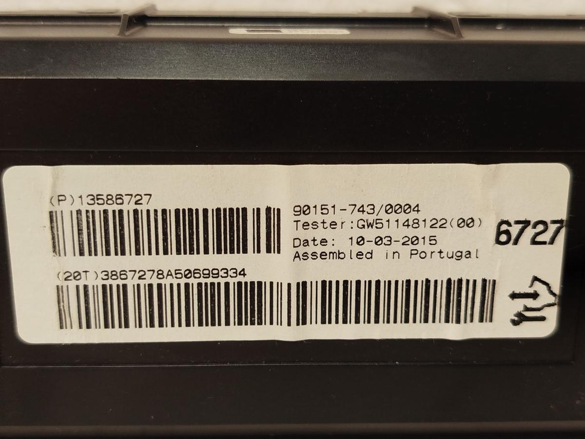 Opel Astra J Caravan Steuergerät Klima Klimasteuerteil Klimasteuerung OEM