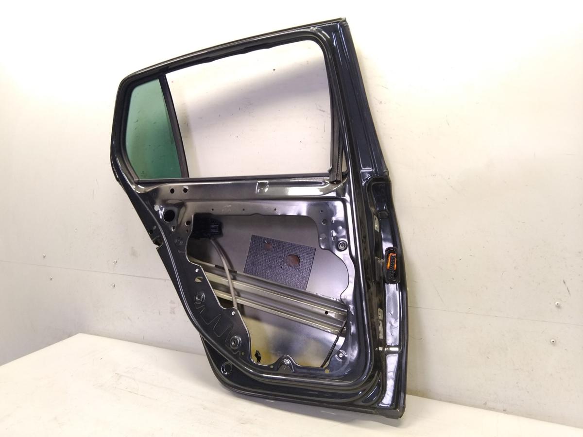 VW Golf 6 Tür hinten links carbonsteelgrey LA9W 5-türig Fließheck Dellen BJ2012